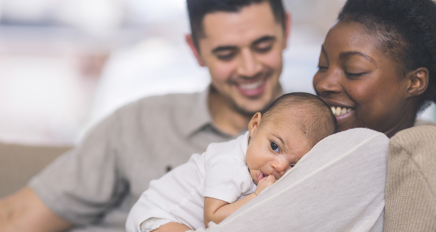 woman holding baby